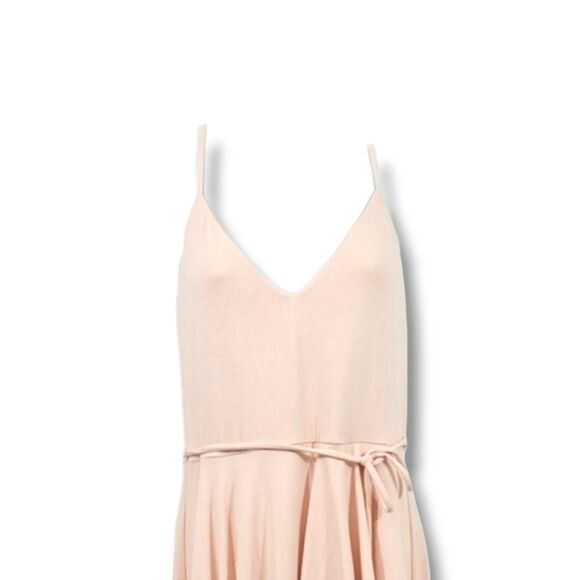 NEW Revolve Susana Monaco Uneven Hem Dress in Pink Sand Size Medium - Picture 5 of 13